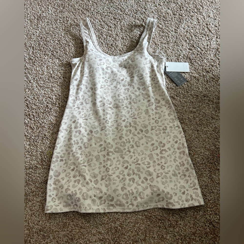 Z Supply Beige Leopard Print athletic Dress